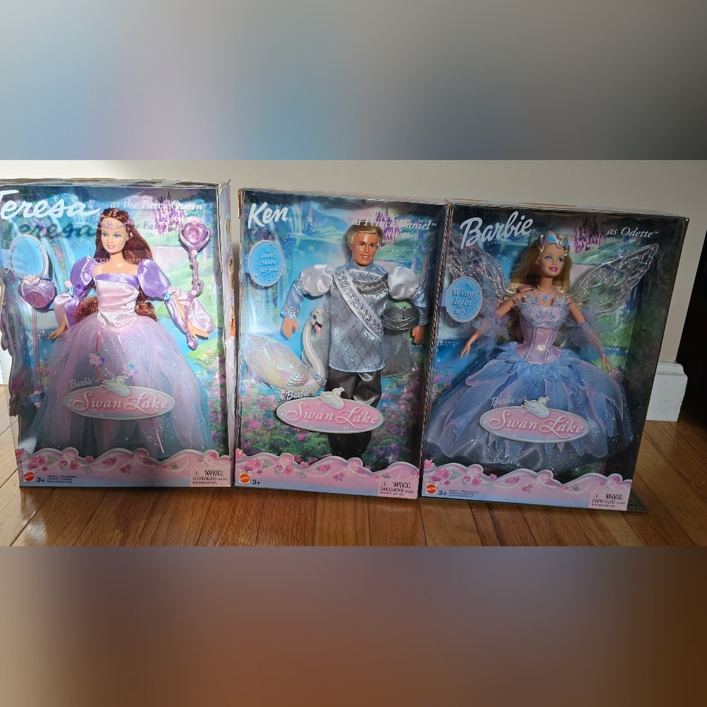 Barbie Swan Lake Doll Collection - Purple, Silver, Blue
